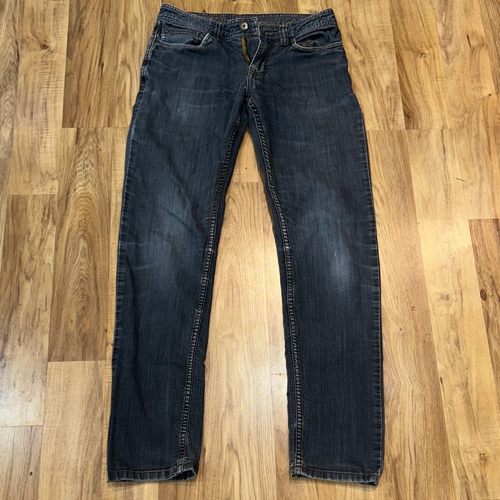 Prana Men's Blue-Grey Straight Jeans